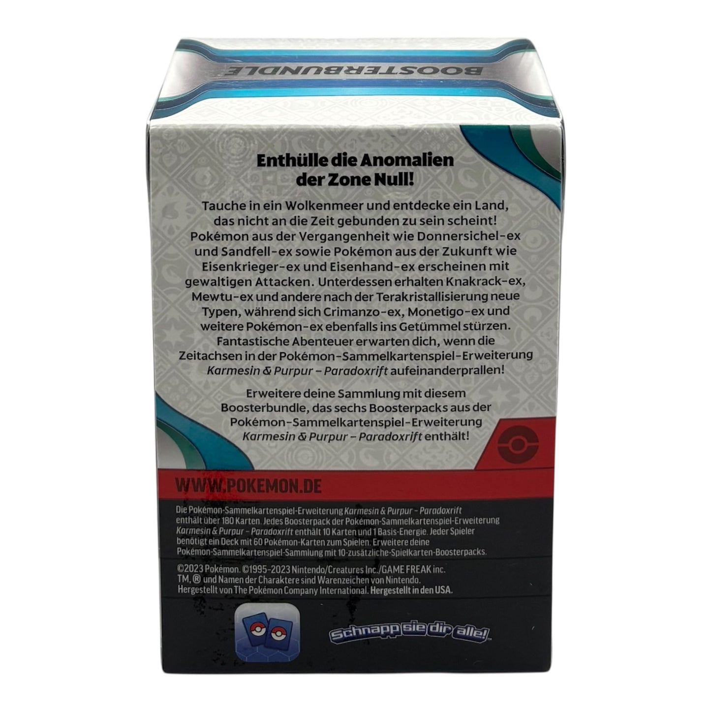 Pokemon Karmesin & Purpur Paradoxrift Boosterbundle (deutsch)