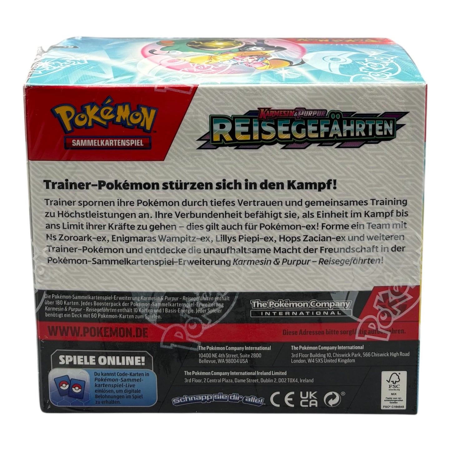 Pokemon Karmesin & Purpur Reisegefährten Display (deutsch)