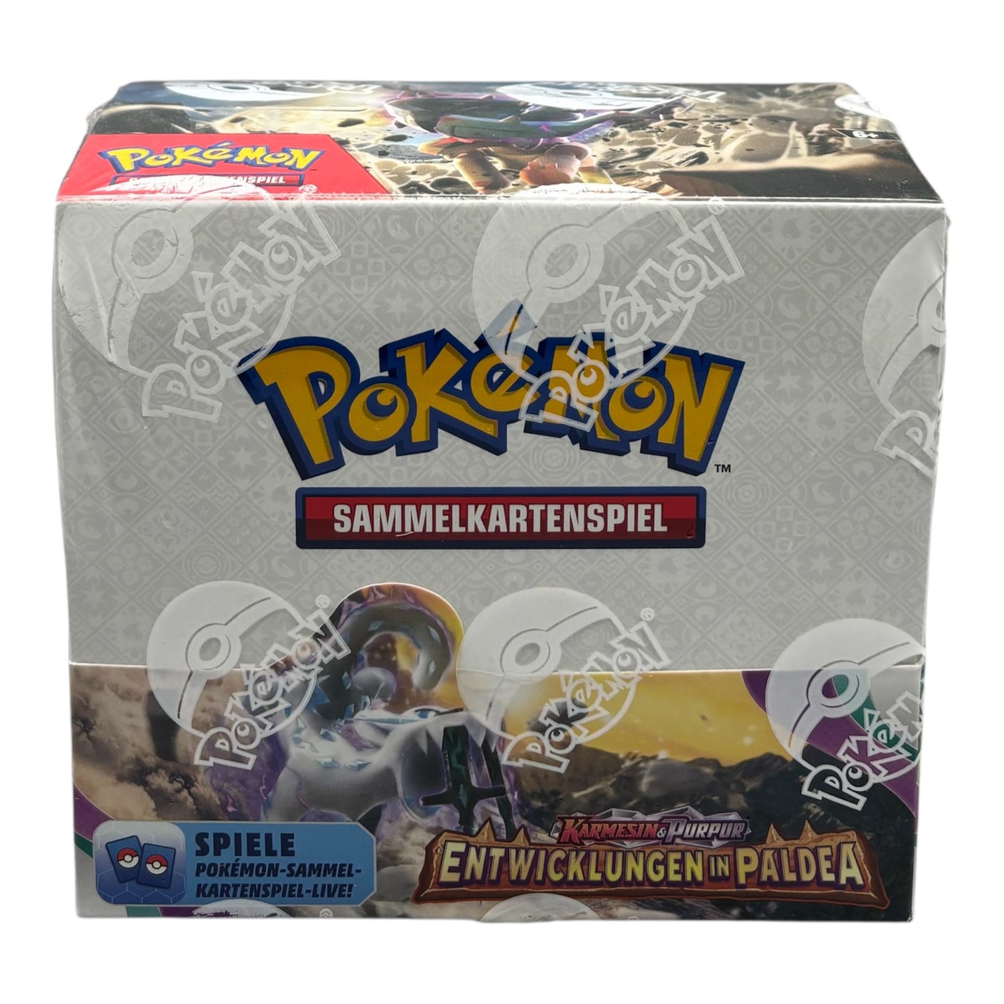 Pokemon Karmesin & Purpur Entwicklungen in Paldea Display (deutsch)