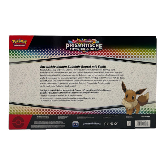 Pokemon Karmesin & Purpur Prismatische Entwicklungen Zubehör Beutel Spezial Kollektion (deutsch)