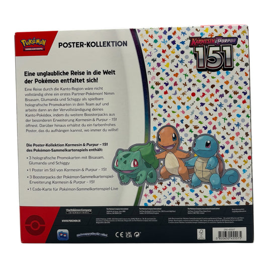Pokemon Karmesin & Purpur 151 Poster-Kollektion (deutsch)