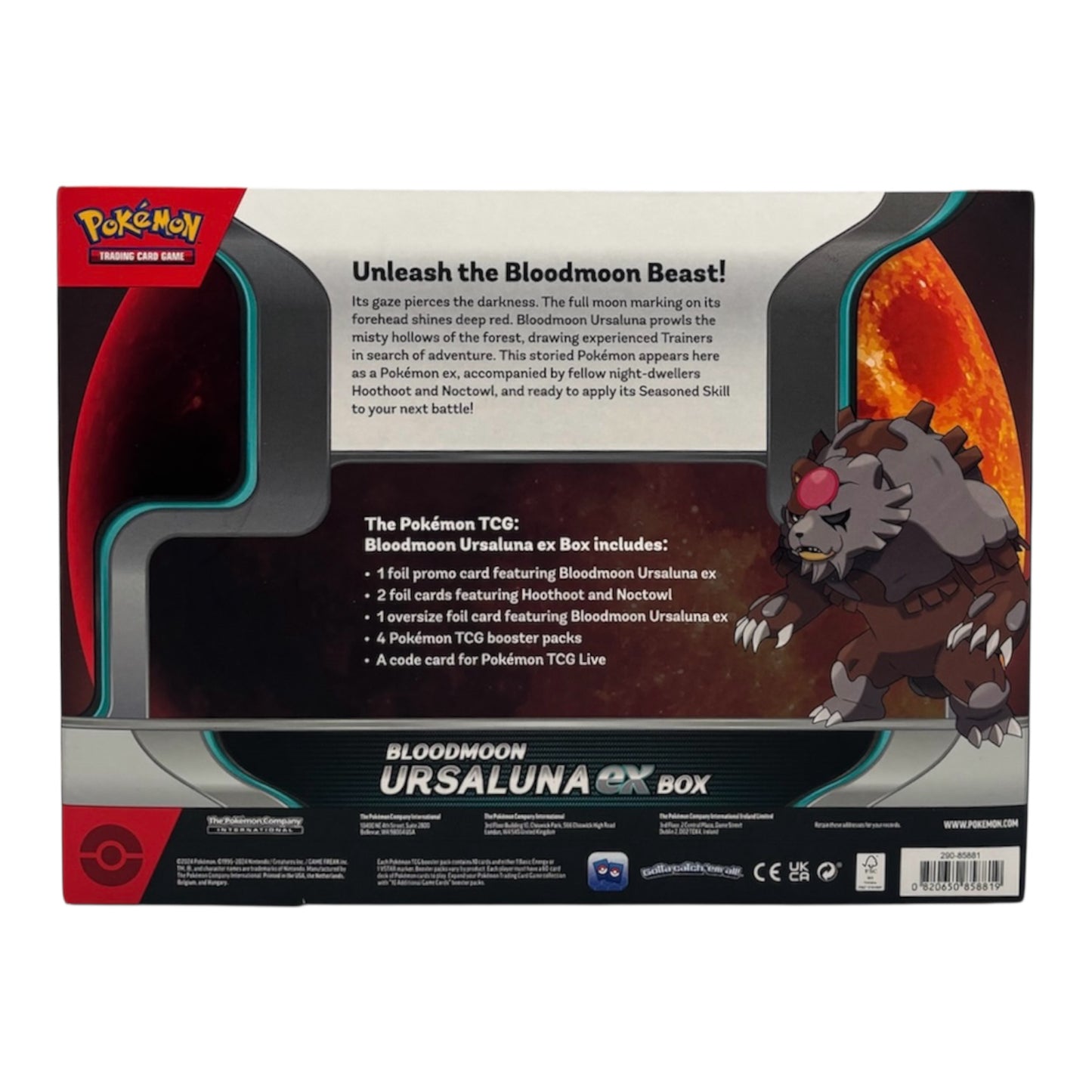 Pokemon Karmesin & Purpur Bloodmoon Ursaluna EX Kollektion (englisch)