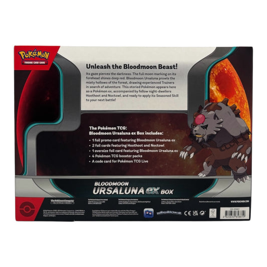 Pokemon Karmesin & Purpur Bloodmoon Ursaluna EX Kollektion (englisch)