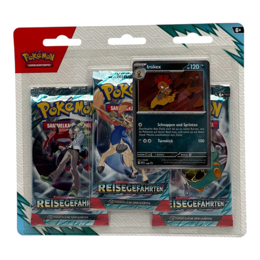 Pokemon Karmesin & Purpur Reisegefährten Irokex 3-Pack Blister (deutsch)