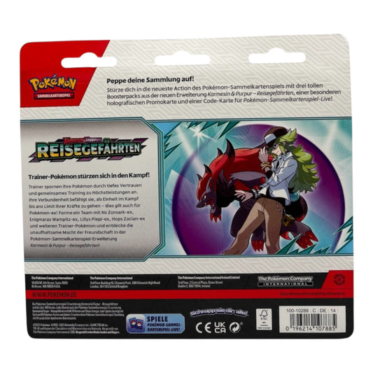 Pokemon Karmesin & Purpur Reisegefährten Irokex 3-Pack Blister (deutsch)