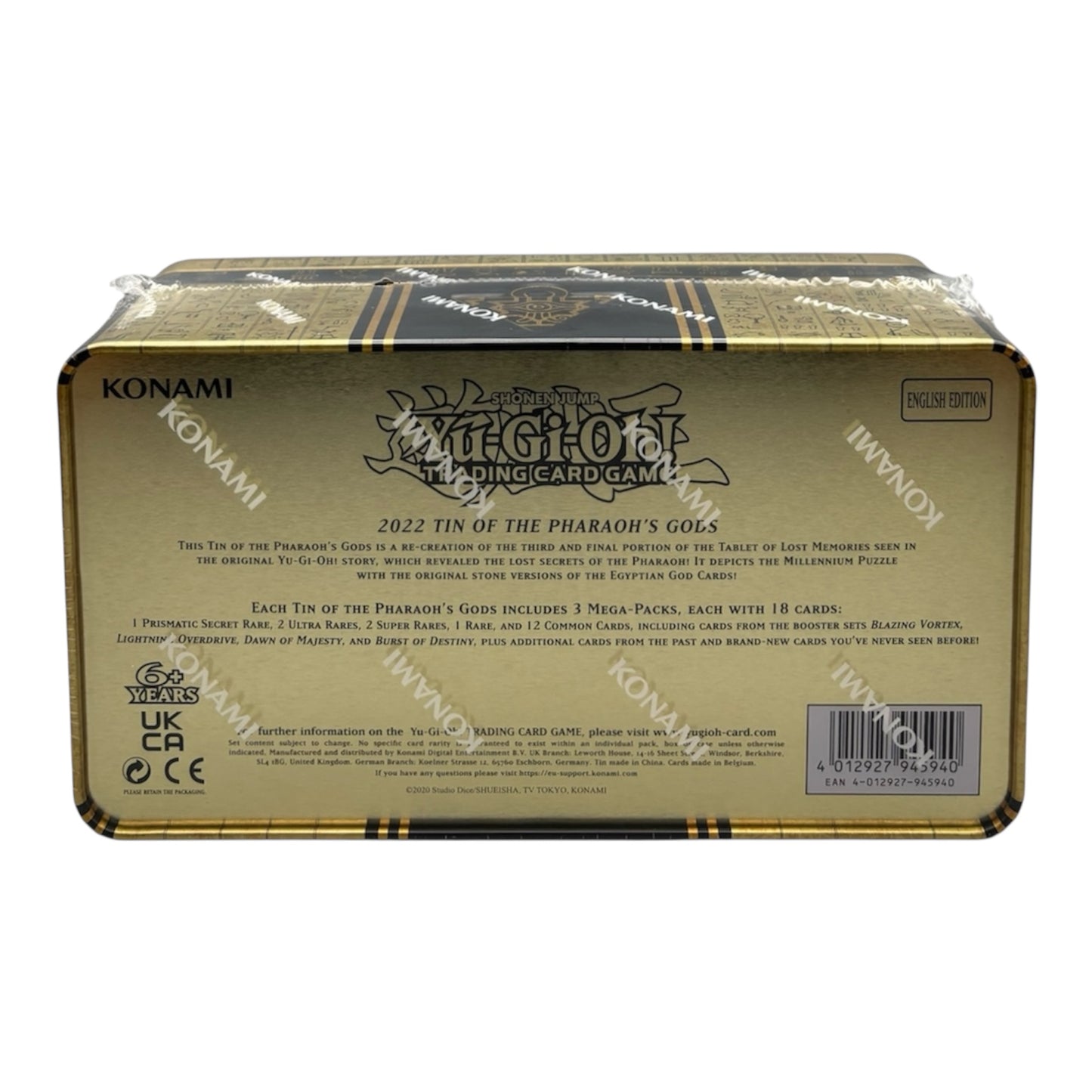 Yu-Gi-Oh 2022 Mega Tin of the Pharaoh's Gods 1. Auflage (englisch)