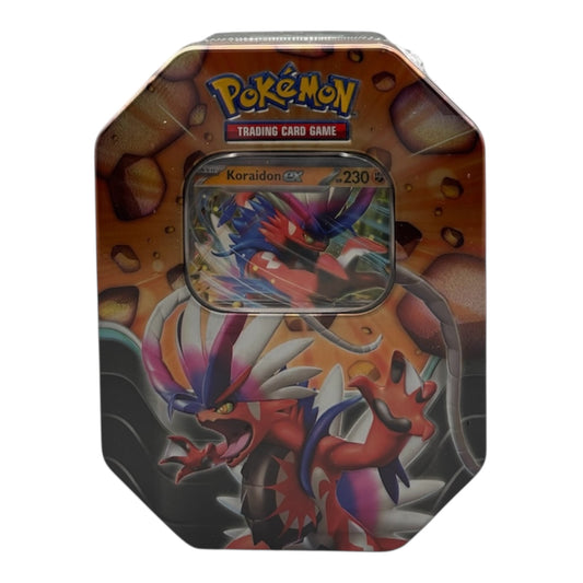 Pokemon Slashing Legends Tins Koraidon EX Tin-Box (englisch)