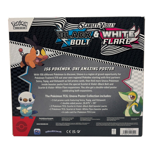 Pokemon Karmesin & Purpur Black Bolt & White Flare Unova Poster Kollektion (englisch)