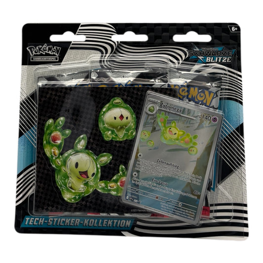 Pokemon Karmesin & Purpur Schwarze Blitze Zytomega 3-Pack Blister (deutsch)