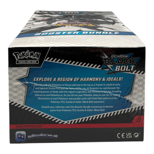 Pokemon Karmesin & Purpur Black Bolt Boosterbundle Display (englisch)