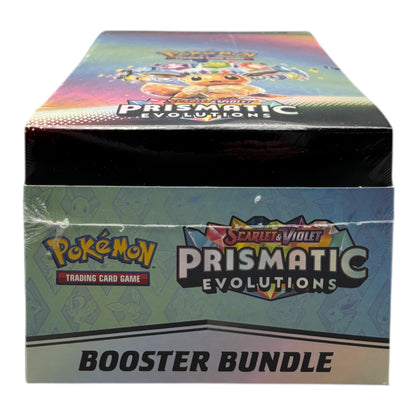 Pokemon Karmesin & Purpur Prismatic Evolution Boosterbundle Display (englisch)
