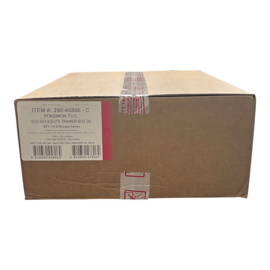 Pokemon Karmesin & Purpur Paldeas Schicksale Top-Trainer-Box Case (deutsch)