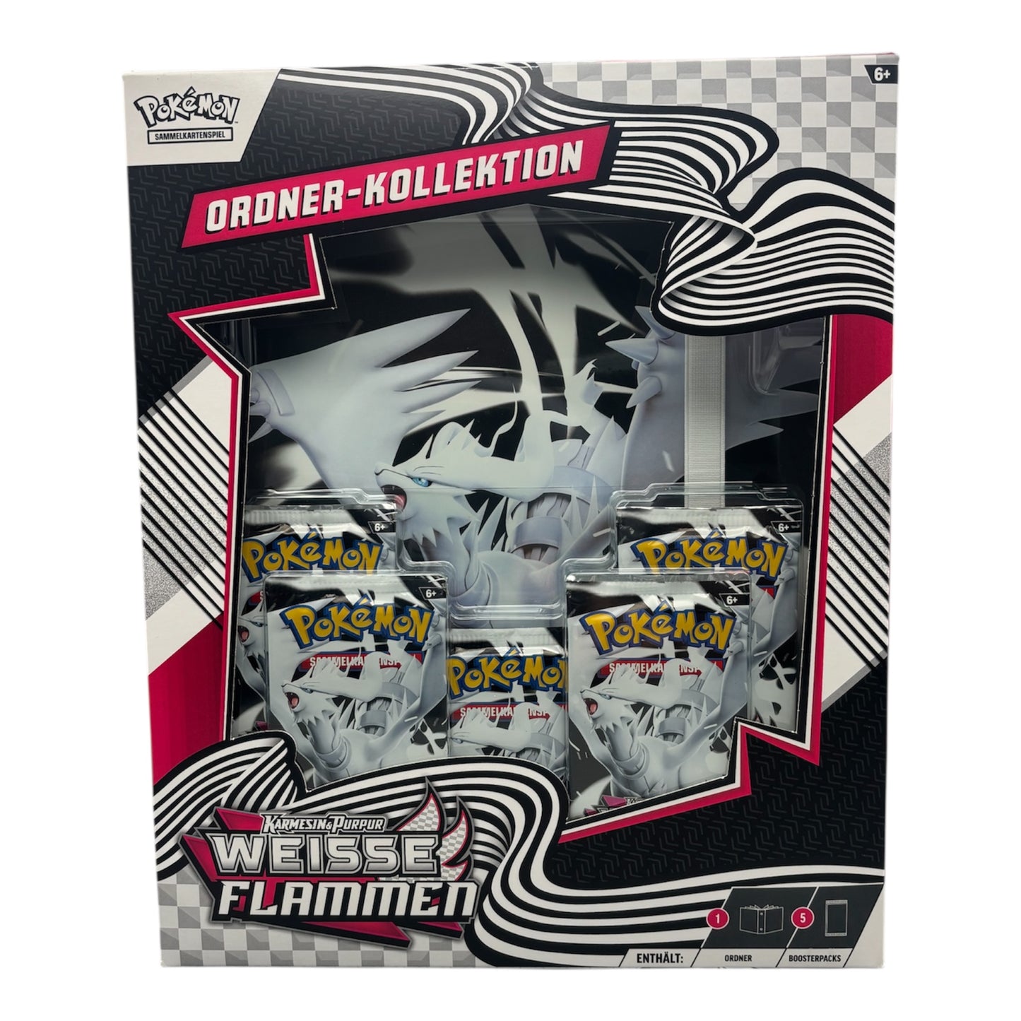 Pokemon Karmesin & Purpur Weisse Flammen Ordner Kollektion (deutsch)