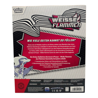 Pokemon Karmesin & Purpur Weisse Flammen Ordner Kollektion (deutsch)