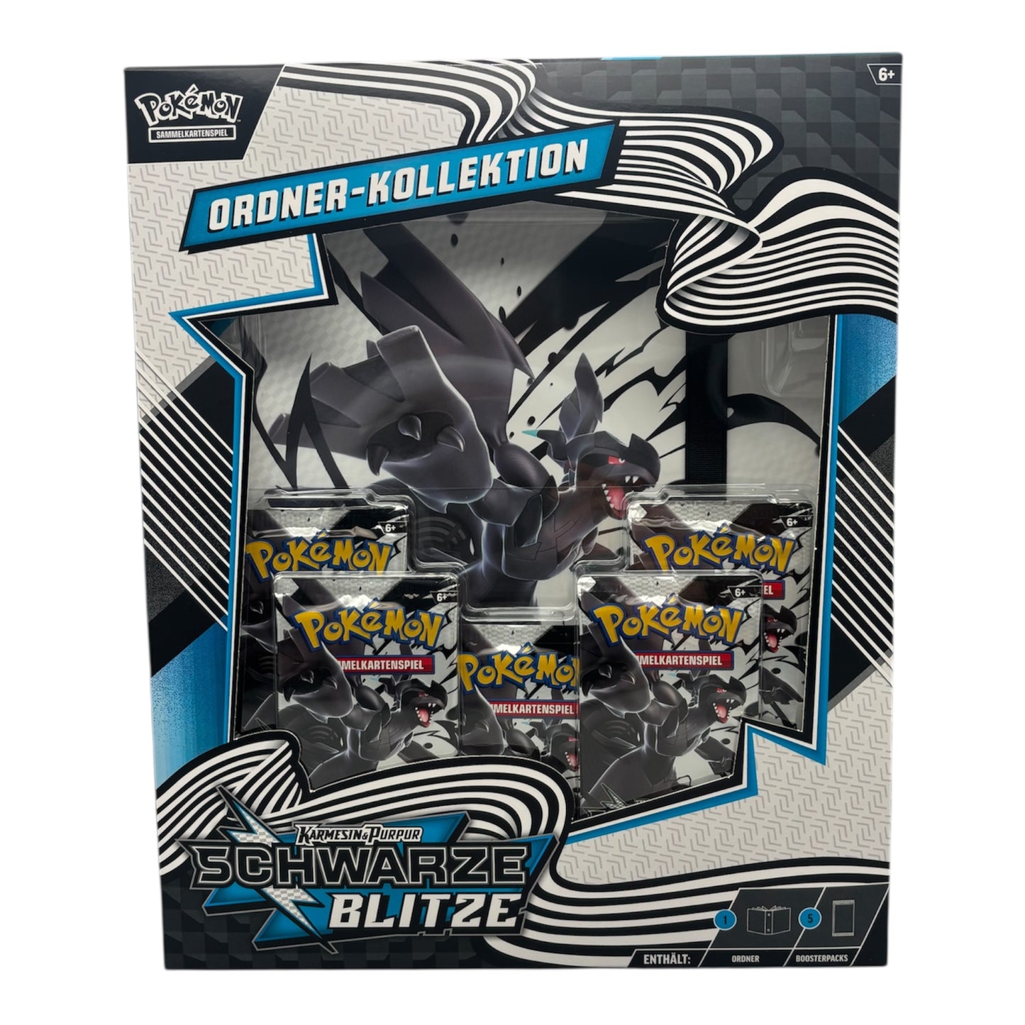 Pokemon Karmesin & Purpur Schwarze Blitze Ordner Kollektion (deutsch)
