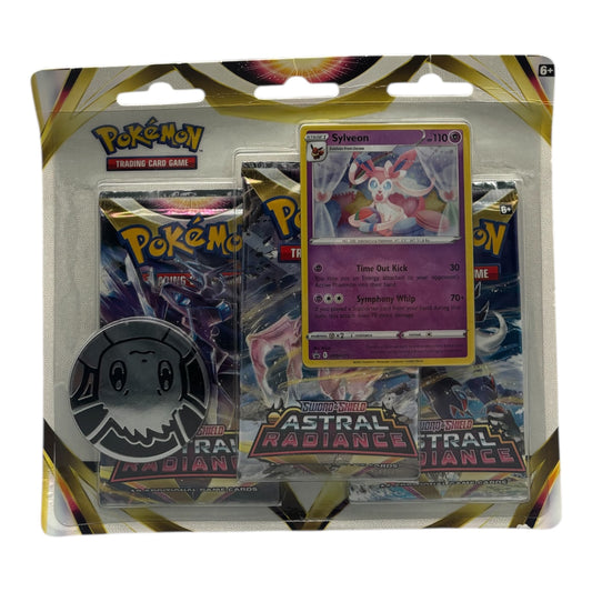 Pokemon Schwert & Schild Astral Radiance Sylveon 3-Pack Blister (englisch)