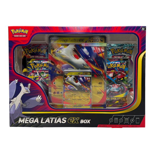 Pokemon Mega Entwicklung/Karmesin & Purpur Mega Latias EX Box (englisch)
