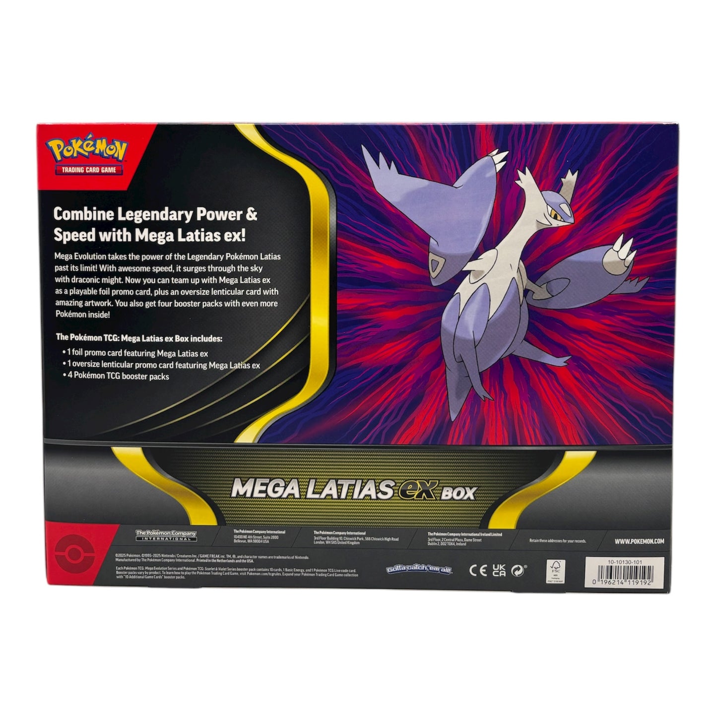 Pokemon Mega Entwicklung/Karmesin & Purpur Mega Latias EX Box (englisch)