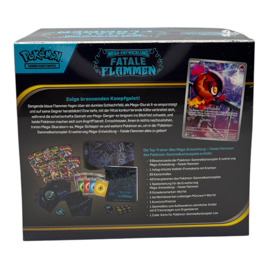Pokemon Mega Entwicklung Fatale Flammen Top-Trainer-Box (deutsch)
