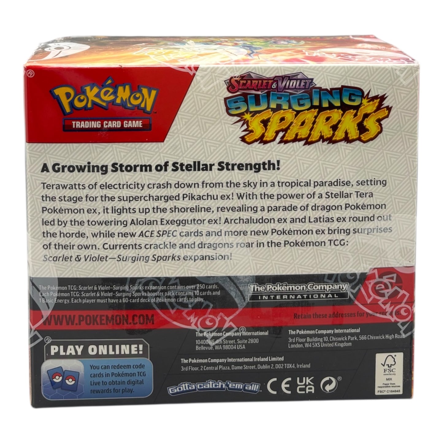 Pokemon Karmesin & Purpur Surging Sparks Display (englisch)