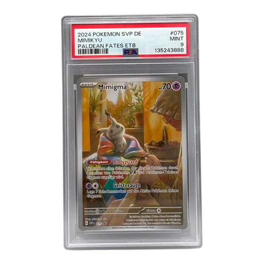 Pokemon Karmesin & Purpur Mimigma Promo Paldeas Schicksale PSA9 (deutsch)