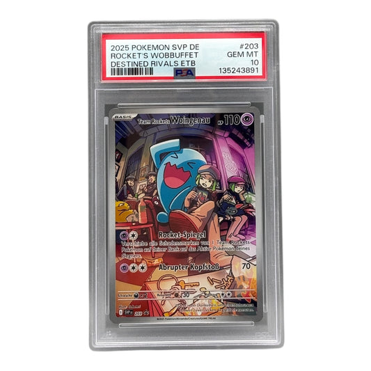 Pokemon Karmesin & Purpur Team Rockets Woingenau Promo Ewige Rivalen PSA10 (deutsch)