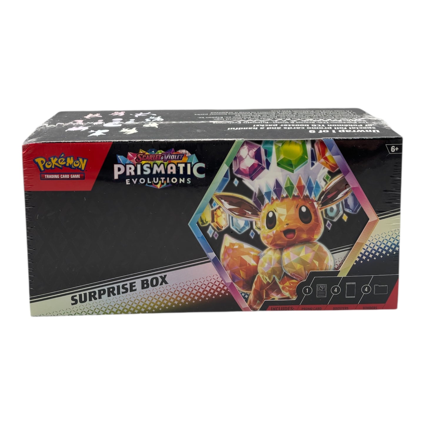 Pokemon Karmesin & Purpur Prismatic Evolution Überraschungsbox (englisch)