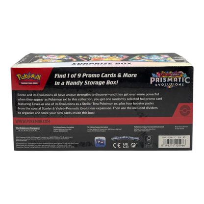 Pokemon Karmesin & Purpur Prismatic Evolution Überraschungsbox (englisch)