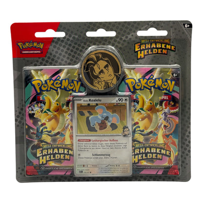 Pokemon Mega Entwicklung Erhabene Helden 2-Pack Blister Aokis Koalelu (deutsch)