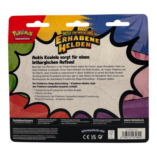 Pokemon Mega Entwicklung Erhabene Helden 2-Pack Blister Aokis Koalelu (deutsch)