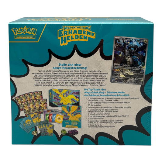 Pokemon Mega Entwicklung Erhabene Helden Top-Trainer-Box (deutsch)