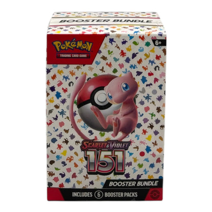 Pokemon Karmesin & Purpur 151 Boosterbundle mit Sticker (englisch)