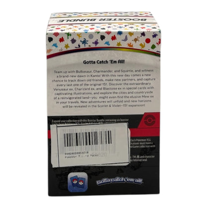 Pokemon Karmesin & Purpur 151 Boosterbundle mit Sticker (englisch)