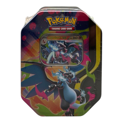 Pokemon Mega Entwicklung/Karmesin Purpur Mega Glurak ex X Tin-Box (deutsch)