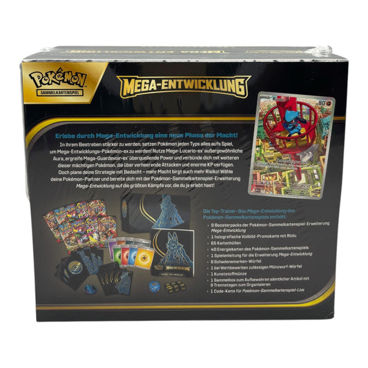 Pokemon Lucario Mega Entwicklungen Top-Trainer-Box (deutsch)