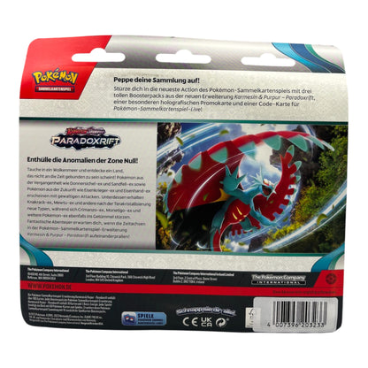 Pokemon Karmesin & Purpur Paradoxrift Cryospino 3-Pack Blister (deutsch)
