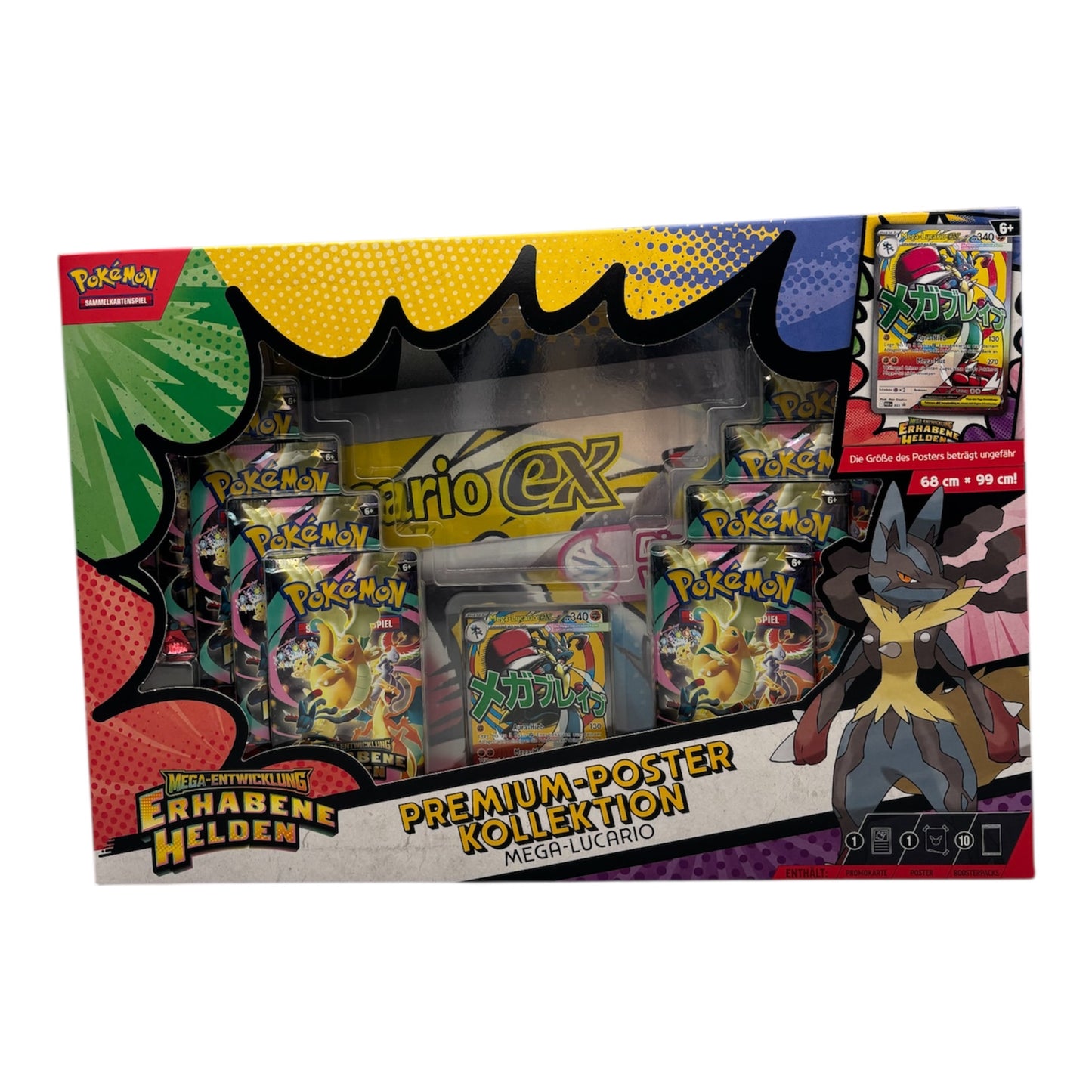 Pokemon Mega Entwicklung Erhabene Helden Mega Lucario Premium-Poster Kollektion (deutsch)