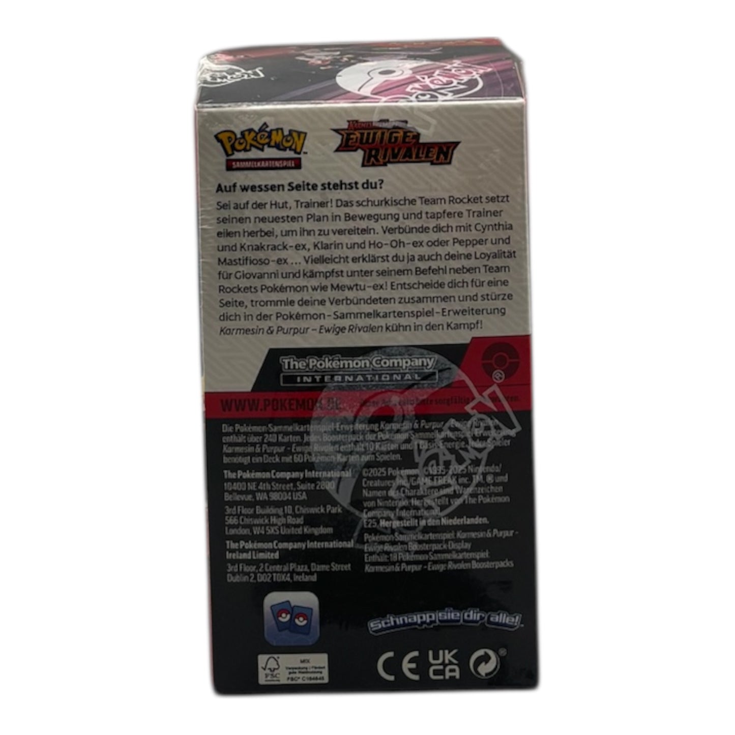 Pokemon Karmesin & Purpur Ewige Rivalen Display 18 Booster (deutsch)