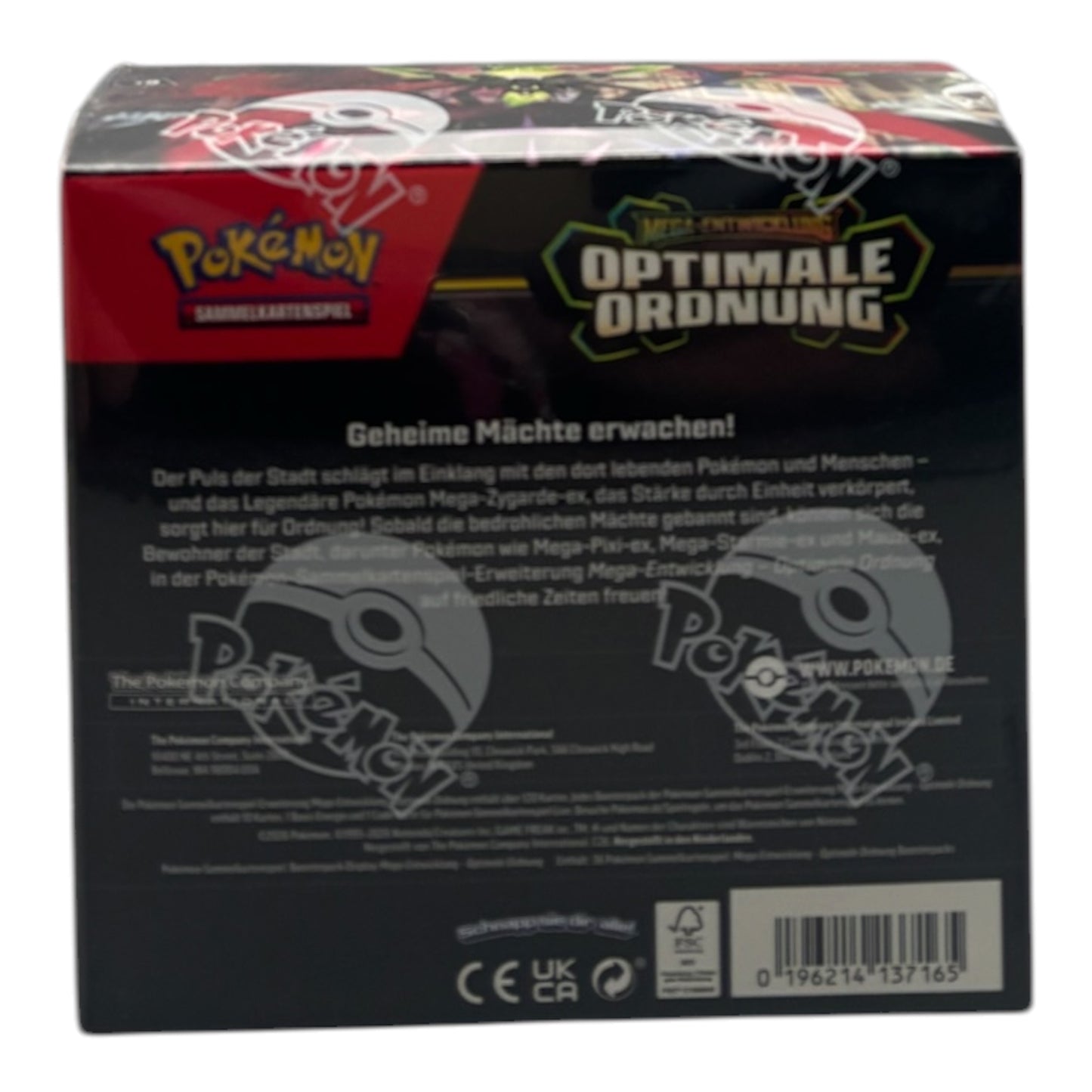 Pokemon Mega Entwicklung Optimale Ordnung Display (deutsch)