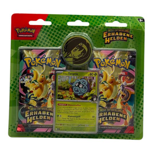 Pokemon Mega Entwicklung Erhabene Helden 2-Pack Blister Erikas Tangela