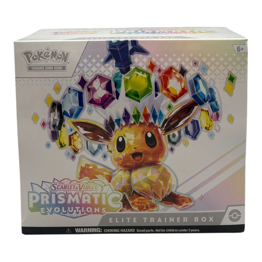 Pokemon Scarlet & Violet Prismatic Evolutions Elite-Trainer-Box (englisch)
