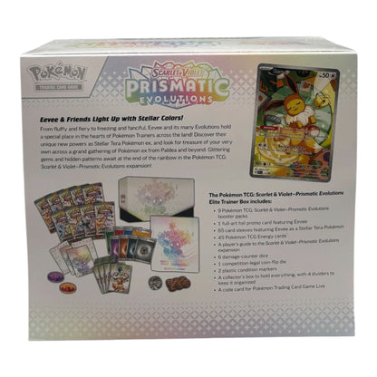 Pokemon Scarlet & Violet Prismatic Evolutions Elite-Trainer-Box (englisch)