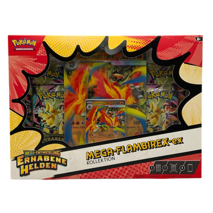 Pokemon Mega Entwicklung Erhabene Helden Mega Flambirex EX Kollektion (deutsch)