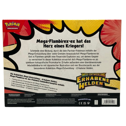 Pokemon Mega Entwicklung Erhabene Helden Mega Flambirex EX Kollektion (deutsch)