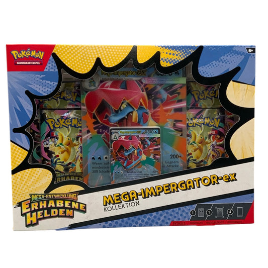 Pokemon Mega Entwicklung Erhabene Helden Mega Impergator EX Kollektion (deutsch)
